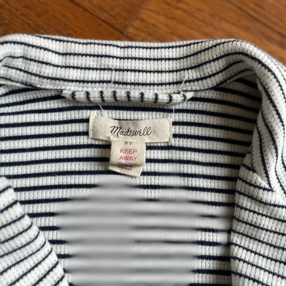 Madewell Bedtime Striped Pajama Top ~ XS ~ - Picture 3 of 3
